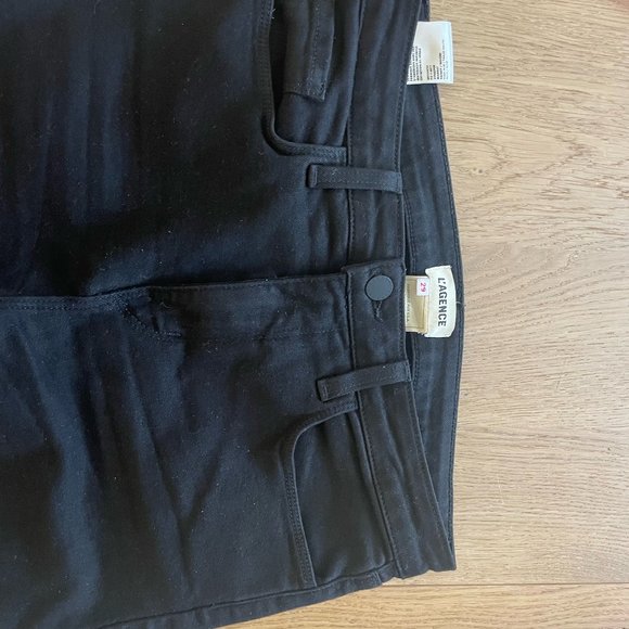 L'AGENCE Margot High-Rise Skinny Jeans Noir - 29 - Picture 3 of 3